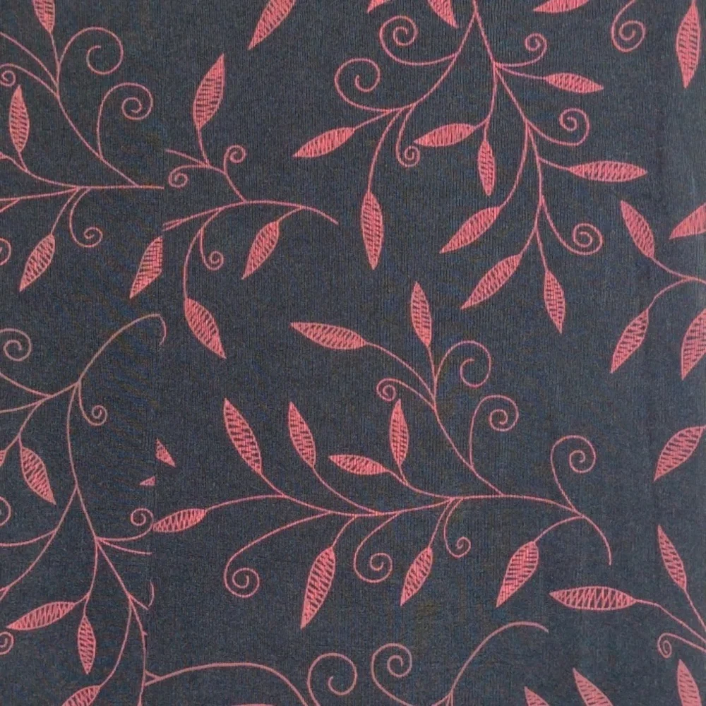 90s Black and Red Leaf Whimsigoth Dress Vintage 1X - Picture 5 of 7